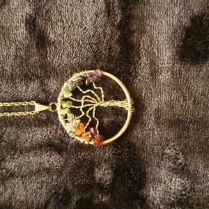 Tree of Life Crystal Necklace